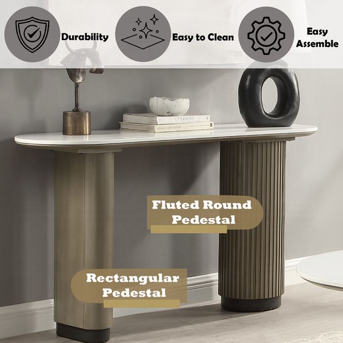 Clayten Sofa Table w/Engineered Top