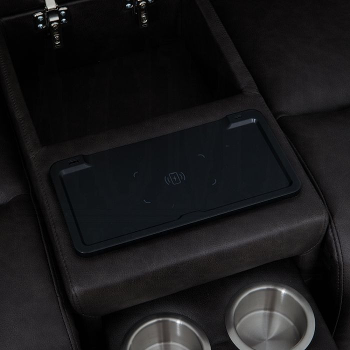 Wendell Power Motion Loveseat w/Console, Wireless Charger, Storage, USB & LED