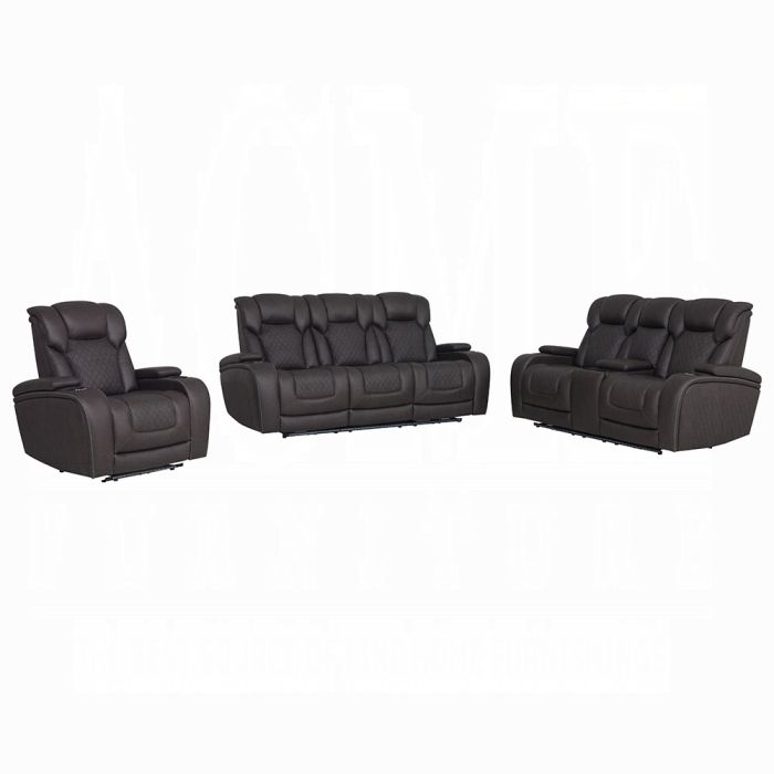 Wendell Power Motion Loveseat w/Console, Wireless Charger, Storage, USB & LED