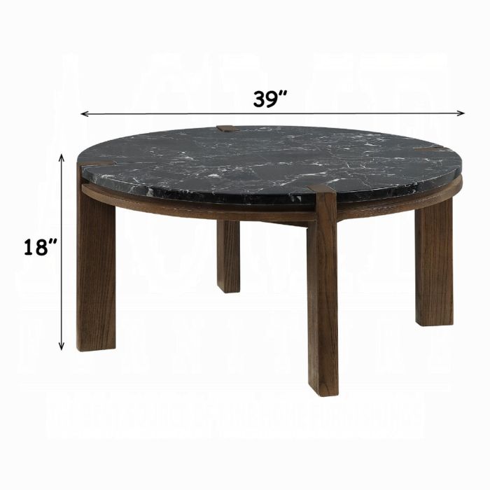 Estella Coffee Table w/Marble Top