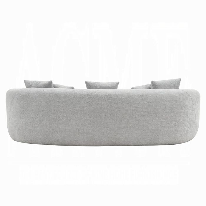 Barasa Oversized Compressed Sofa w/5 Pillows