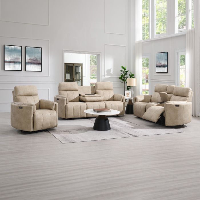 Elison Power Motion Loveseat w/Console & Storage