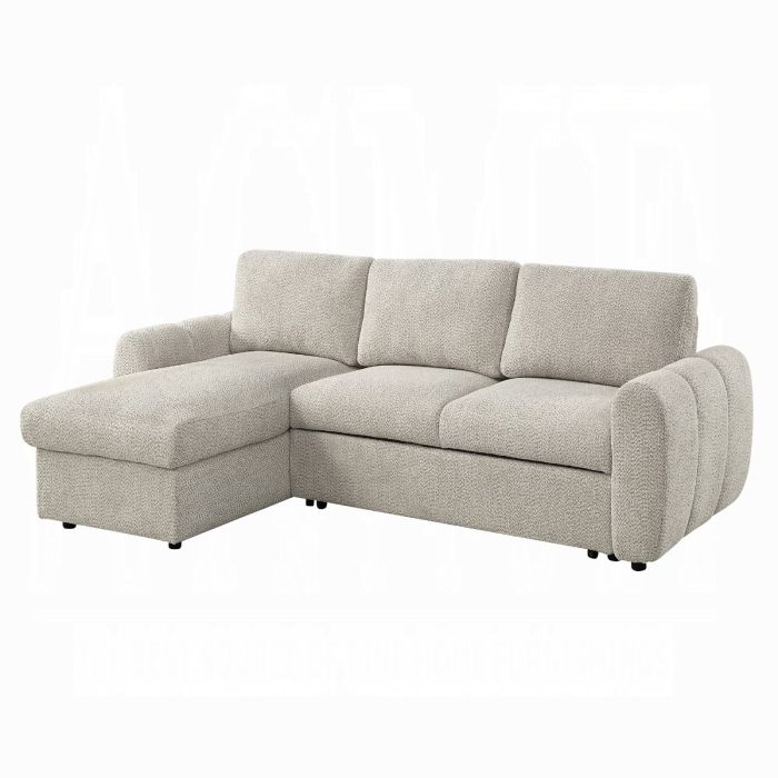 Nuriel Reversible Sectional Sofa w/Sleeper & Storage