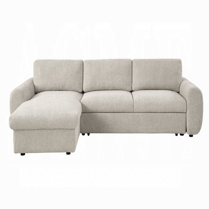 Nuriel Reversible Sectional Sofa w/Sleeper & Storage
