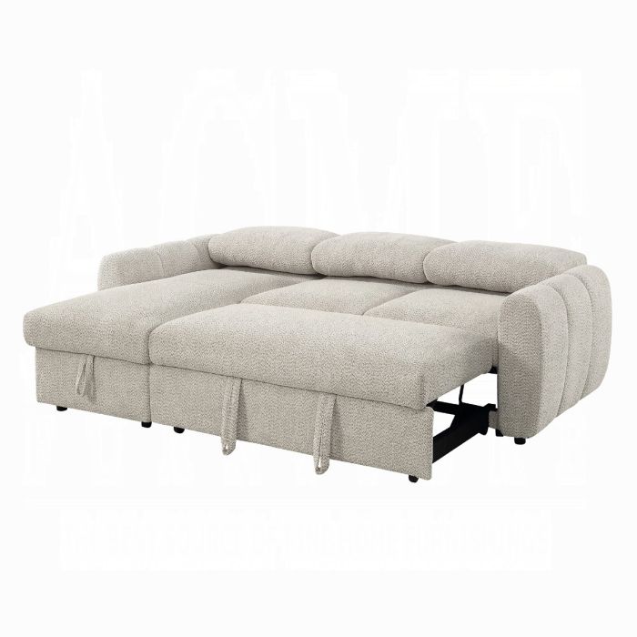 Nuriel Reversible Sectional Sofa w/Sleeper & Storage