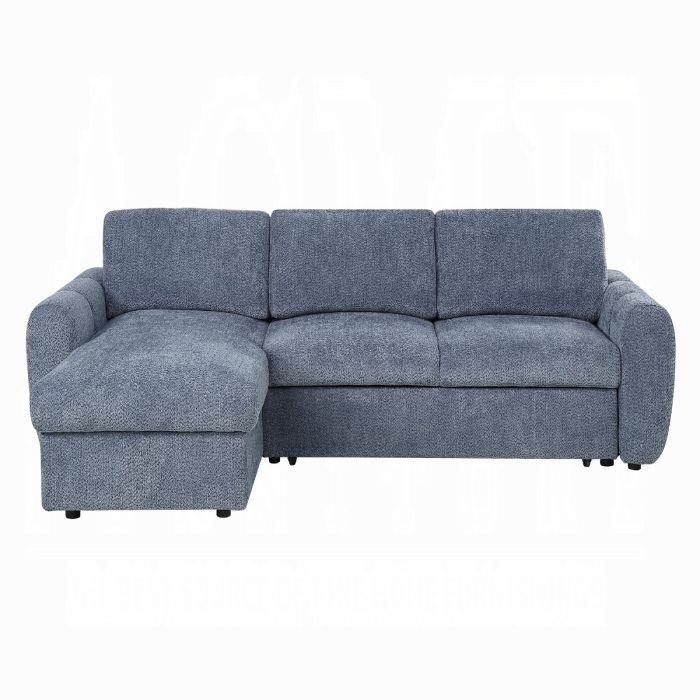 Nuriel Reversible Sectional Sofa w/Sleeper & Storage 
