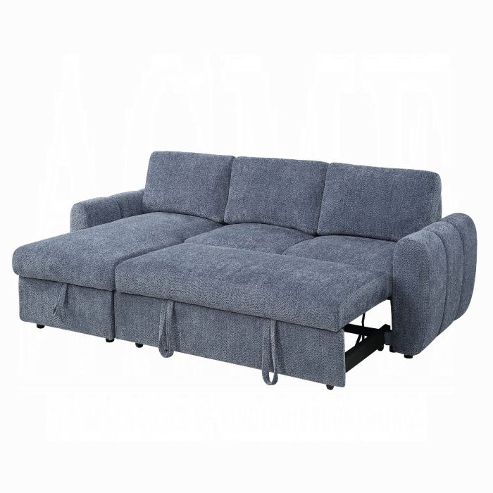 Nuriel Reversible Sectional Sofa w/Sleeper & Storage 