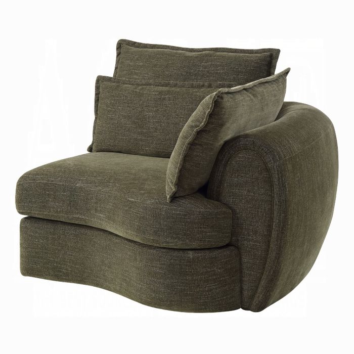 Leighton Modular - Right Facing Arm Chair w/3 Pillows