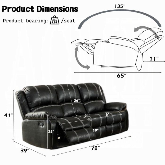 Zuriel Motion Sofa
