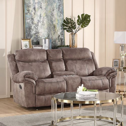 Zubaida Motion Loveseat & Console W/USB