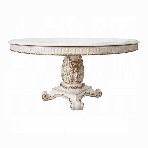 Vendome Round Dining Table W/Pedestal Base