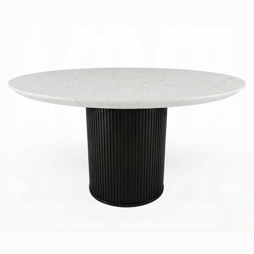 Jaramillo Round Dining Table W/Engineered Marble Top