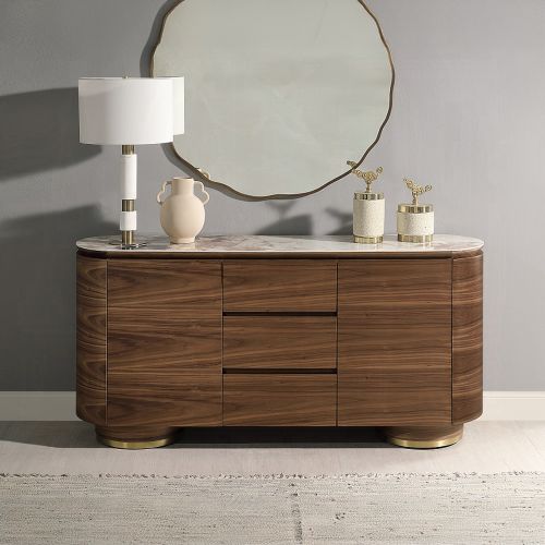 Willene Server W/Ceramic Top