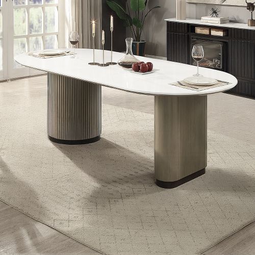 Clayten Dining Table w/Engineered Top