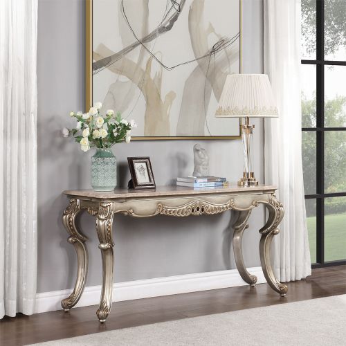 Miliani Sofa Table W/Marble Top
