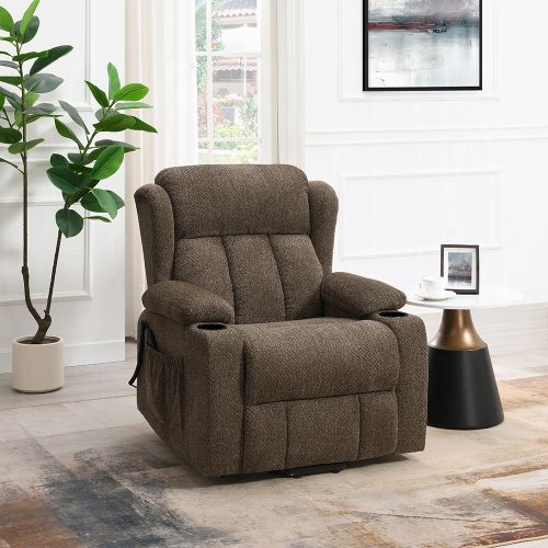 Lusio Power Motion Recliner w/Lift & Cup Holder