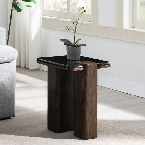 Dana End Table w/Natural Marble
