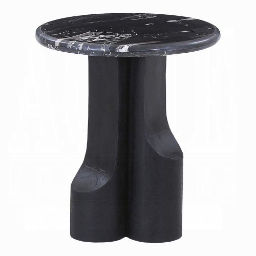 Kinton End Table w/Natural Marble Top