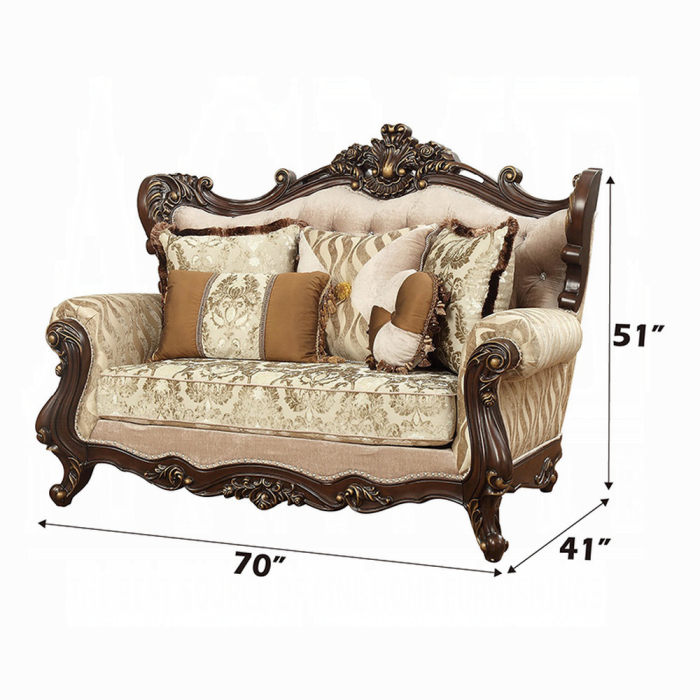 Shalisa Loveseat W/5 Pillows(Same Lv01586)