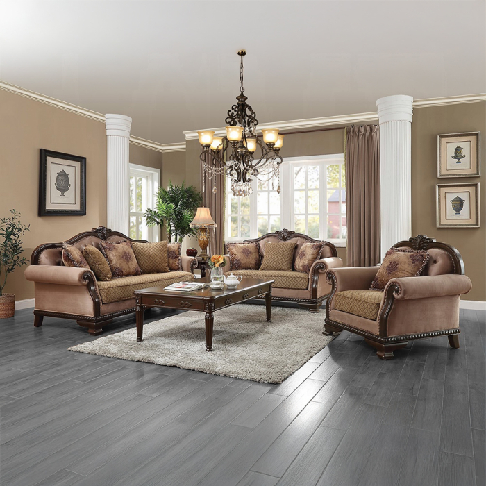 Chateau De Ville Sofa W/5 Pillows (Same LV01588)