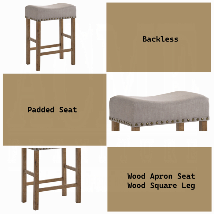 Martha II Counter Height Stool (Set-2)