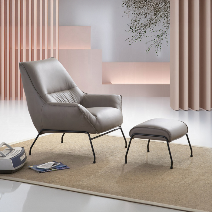 Jabel Accent Chair & Ottoman