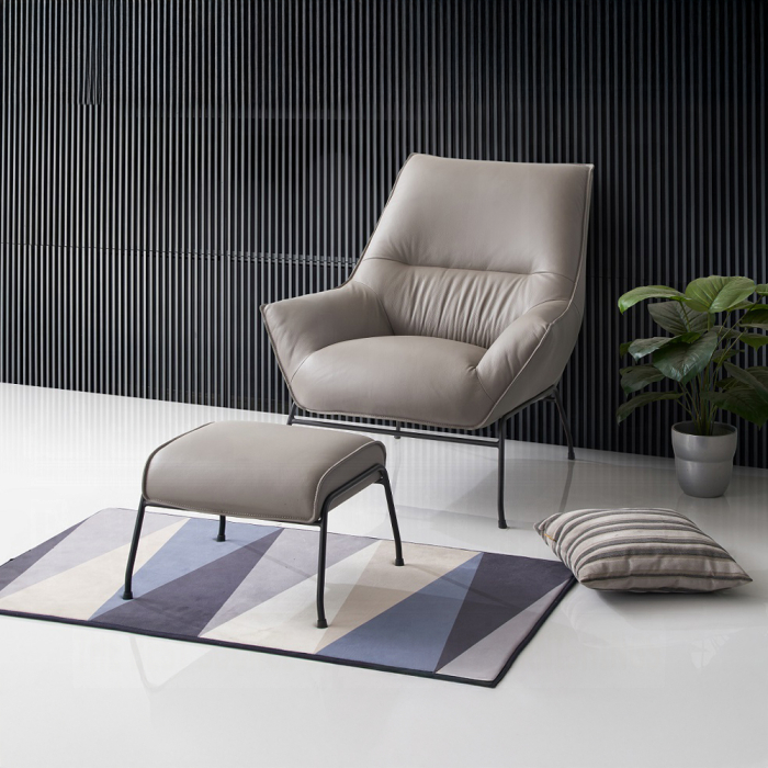 Jabel Accent Chair & Ottoman
