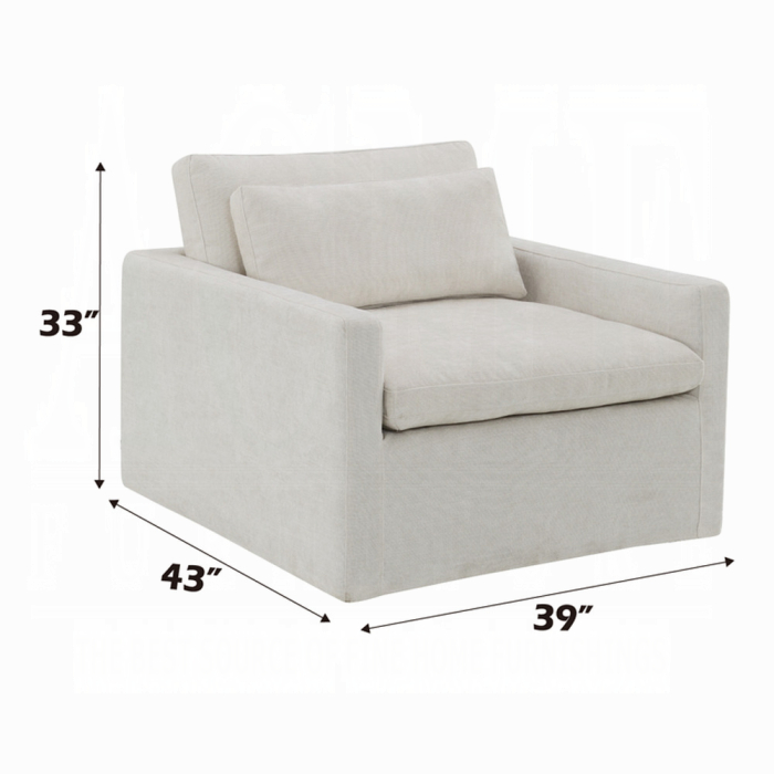 Frederick SWIVEL CHAIR W/PILLOW